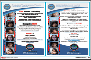 Federal Human Trafficking Hotline Sign - Bilingual
