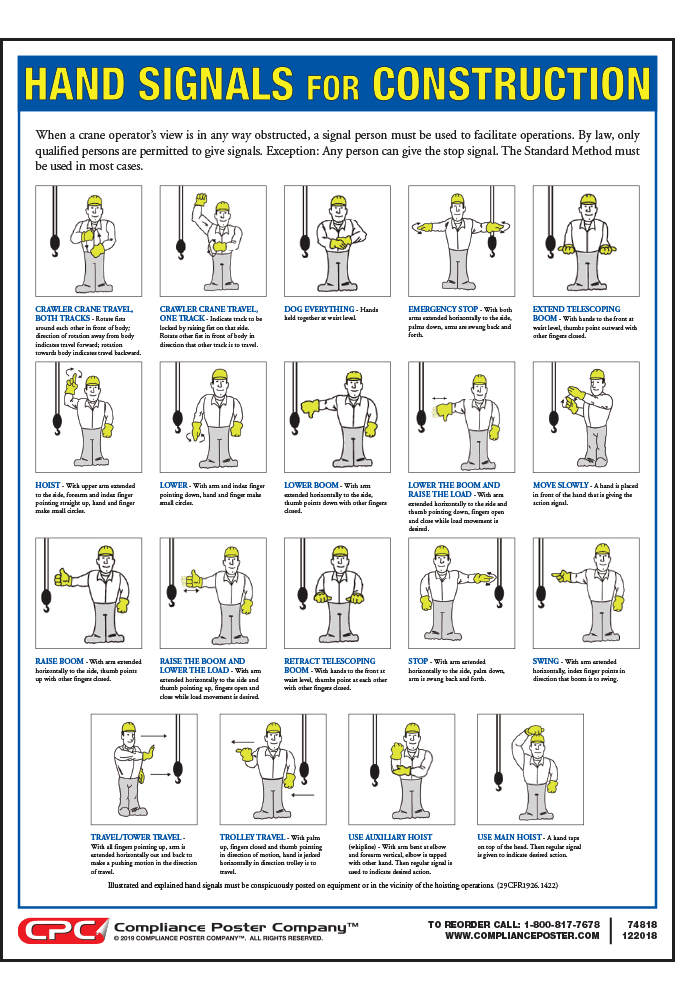 Hand Signals for Construction