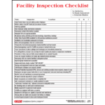 Facility Inspection Checklist