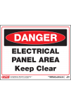 Dangel Electrical Panel Area Sign