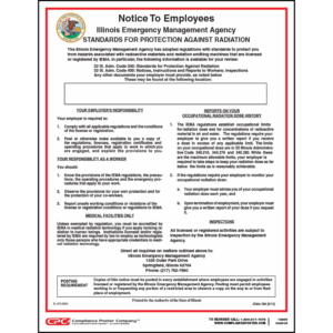 Illinois Standards for Protection Against Radiation Poster