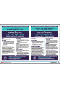 2021 Flagstaff Minimum Wage Poster - Bilingual