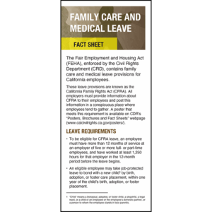 California Family Rights Act Pamphlet