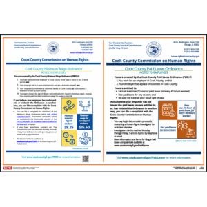 Cook County, IL Minimum Wage & Paid Leave Poster