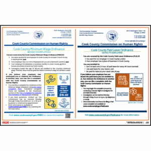Cook County Minimum Wage & Earned Sick Leave Poster