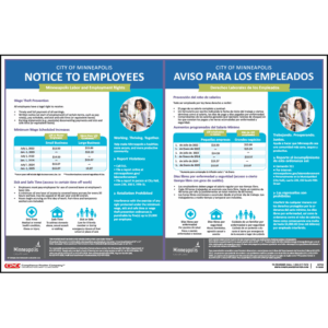 Minneapolis Employment Rights Poster