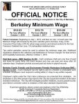 Berkeley Adopts Paid Sick Leave and Workplace Flexibility Laws