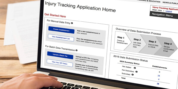 OSHA Injury Tracking Requires Electronic Submission