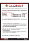 Elizabeth Notice of Employee Rights to Paid Sick Time Poster
