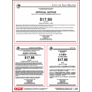 San Mateo 3-language Poster