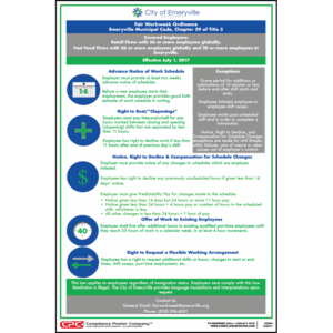 Emeryville Fair Workweek Poster