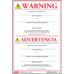 California Prop 65 Environmental Exposure Single Carcinogen Warning Sign