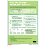 New York City Fast Food Fair Workweek Poster