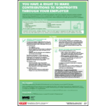 New York City Fast Food Pay Deductions Poster