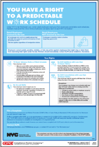 32731 City of New York Retail Fair Workweek Poster