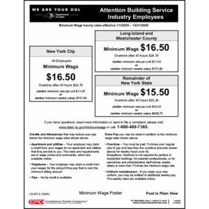 New York Building Service Industry Employees Wage Order