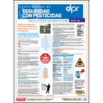 California Pesticide Safety Poster - Pesticide Handlers Non-Agricultural (Spanish)
