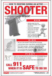 Active Shooter Poster