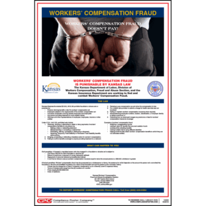 Kansas Workers' Compensation Fraud Poster
