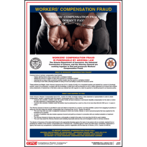 Arizona Workers' Compensation Fraud Poster