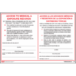 Access To Medical and Exposure Records Poster - Bilingual