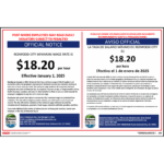 Redwood City, CA Minimum Wage Poster