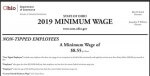 2019 Ohio Minimum Wage Notice Now Available!