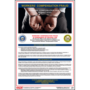 Nevada Workers' Compensation Fraud Poster