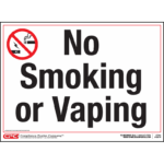 Connecticut No Smoking or Vaping Poster