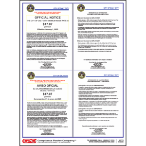 Daly City Minimum Wage Poster