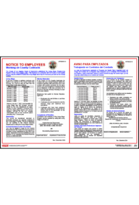 Los Angeles County Contractor Living Wage Poster Los Angeles County Contractor Living Wage Poster