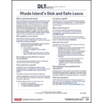 Rhode Island Sick and Safe Leave Poster