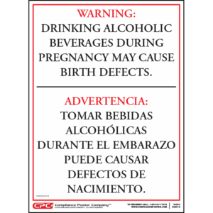 Arkansas Drinking Alcohol During Pregnancy Warning Sign