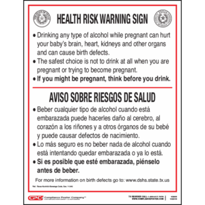 Texas Health Risk Warning Poster