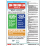 Westchester County, NY Safe Time Leave Poster
