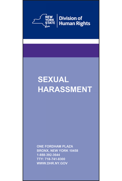 New York Sexual Harassment Pamphlet Compliance Poster Company 0181