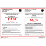 Menlo Park, CA Minimum Wage Poster