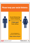 COVID-19 Social Distancing Poster