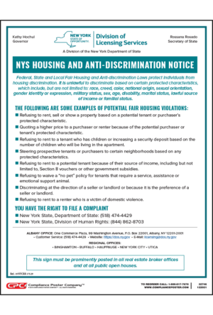 New York Fair Housing Notice