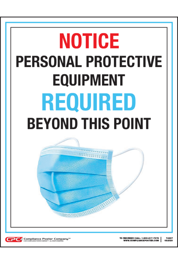 Personal Protective Equipment Notice