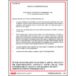 Utah Abuse and Neglect Reporting Law Poster