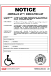 Utah Americans With Disabilities Act Poster