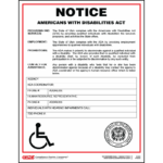 Utah Americans With Disabilities Act Poster