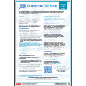 Connecticut Paid Leave Poster