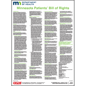 Minnesota Patients' Bill of Rights Poster