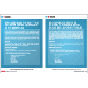 Chicago, IL Sexual Harassment Poster