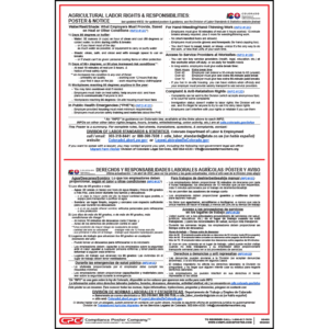 Colorado Agricultural Labor Rights & Responsibilities Poster