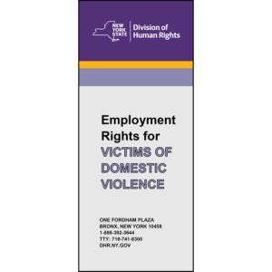 New York Domestic Violence Pamphlet