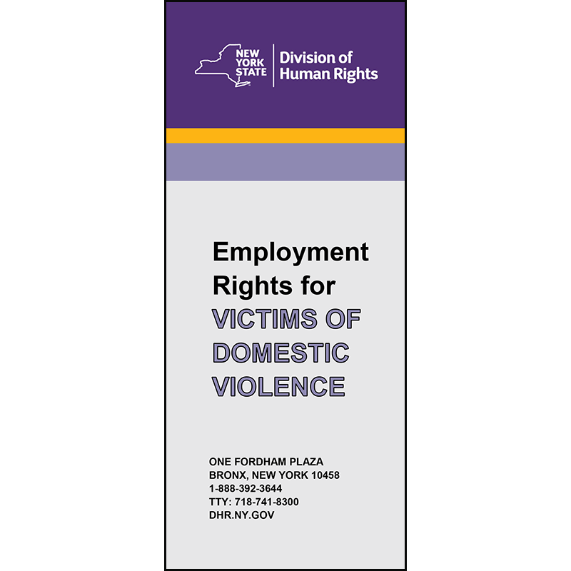 New York Domestic Violence Pamphlet | Compliance Poster Company