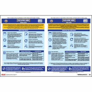 City of Los Angeles, CA Fair Work Week Poster